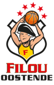  Filou Oostende, Basketball team, function toUpperCase() { [native code] }, logo 2023